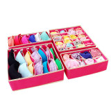 SAFEBET 4pcs Non-Woven Fabric Folding Underwear Storage Box Underwear Necktie Bra Socks Briefs Organizer Box Home Storage Bag SAFEBET 4pcs Non-Woven Fabric Folding Underwear Storage Box Underwear Necktie Bra Socks Briefs Organizer Box Home Storage Bag