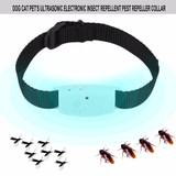 Safe Dog Cat Pet's Ultrasonic Electronic Flea Insect Repellent Pest Mosquitoes Tick Repeller Collar Pet's Pest Repeller