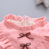 VIMIKID Baby Girls Clothes Dresses 2017 Autumn Girls Long Sleeves Dress Fashion Bowknot Baby Princess Dress Children's Clothing