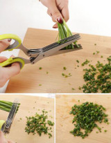 VILEAD 19cm Minced 5 Layers Basil Rosemary Kitchen Scissor Shredded Chopped Scallion Cutter Herb Laver Spices Cook Tool VILEAD 19cm Minced 5 Layers Basil Rosemary Kitchen Scissor Shredded Chopped Scallion Cutter Herb Laver Spices Cook Tool