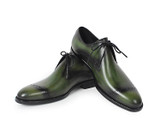 VIKEDUO Hot Luxury Flat Shoes Men's Derby Shoes Handmade 100% Genuine Leather Dress wedding party Shoes Lace-up Original design
