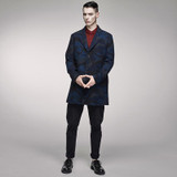 VIISHOW New Arrival Long Trench Coat Men Fashion Clothes Men Casual Brand Windbreaker Mens Camouflage Outerwear Coat F102853