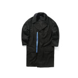VIISHOW Mens Long Coats Autumn Winter Men's Fashion Zip Long Trench Coat Jacket Pea Coat Overcoat British Style FC40564