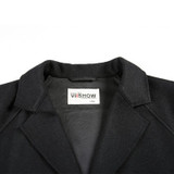 VIISHOW Long Trench Coat Men Single Breasted Pea Coats Men Casual Black Long Jacket Men Fashion Coat Men Overcoat FC14063