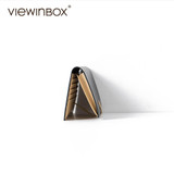 Viewinbox Cattle Split Leather Wallet Purse Zip Large Capacity Long Ladies Vintage Clutch Wallet Mini Wallets For Women
