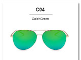 VictoryLip 2017 Fashion Rose Gold Brand Designer Ladies Sunglasses Women Men Piolt mirror Metal Frame Sun Glasses aviation