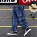 2-6Years Boys Jeans Kids Trousers Fashion Children Boys Jeans Kids Fashion Denim Pants Baby Casual Pants Infant free shipping