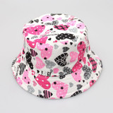 2-6T Baby Cartoon Print Bucket Sun Hat Floral Children Summer Panama Caps Baby Girls Fisherman Straw Hat Kids Boys Topee cap