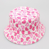2-6T Baby Cartoon Print Bucket Sun Hat Floral Children Summer Panama Caps Baby Girls Fisherman Straw Hat Kids Boys Topee cap