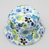2-6T Baby Cartoon Print Bucket Sun Hat Floral Children Summer Panama Caps Baby Girls Fisherman Straw Hat Kids Boys Topee cap