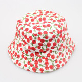 2-6T Baby Cartoon Print Bucket Sun Hat Floral Children Summer Panama Caps Baby Girls Fisherman Straw Hat Kids Boys Topee cap