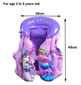 2-5Ys Girl Swim Vest Child Life Vest for Fishing Baby Floating Vest Jacket Inflatable Flamingo Donut Swan Swimming Ring Circle
