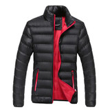 UNIVOS KUNI 2017 Brand Fashion Men Casual Warm Jacket Autumn Winter Hot Sale High Quality Men Slim Coat Outwear Cotton Coat O177