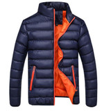 UNIVOS KUNI 2017 Brand Fashion Men Casual Warm Jacket Autumn Winter Hot Sale High Quality Men Slim Coat Outwear Cotton Coat O177