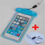 Universal waterproof phone bag case for Samsung galaxy J5 J7 J3 J1 j2 j5 2016 transparent touchable Luminous dry bag phone cases