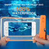 Universal waterproof phone bag case for iphone 6s transparent touchable Luminous dry bag phone cases for samsung galaxy s6 s5 S7
