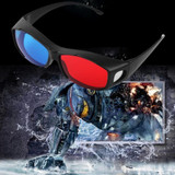 Universal Type 3D Glasses TV Movie Dimensional Anaglyph Video Frame 3D Vision Glasses DVD Game Glass Red And Blue Color  Newest