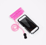 Universal touchable waterproof mobile phone bag case for iphone 7 5s transparent dry Lanyard bag phone cases for samsung s7