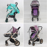 Universal Baby Canopy Waterproof Stroller Rain Cover Wind Shield Most Stroller Pushchairs PVC Environmental Material