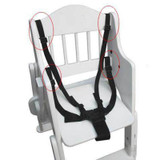 Universal Baby 5 Point Harness High Chair Safe Belt Seat Belts For Stroller Pram Buggy Children Baby Belt Stroller Accessories