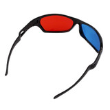 Universal 3D Glasses Black Frame Red Blue 3D Visoin Glass For Dimensional Anaglyph Movie Game DVD Video TV In stock!