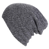Unisex Winter Knitted Beanies Cap Solid Color Hat Warm Soft Beanie Skull Knit Hats Caps For Men Women Happybuy