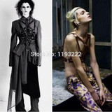 Unisex Handmade Fashion Leather Harness Stars Garters Pentagram Harness Body Bust Bondage Cage