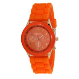 Unisex Casual Watch Fashion Geneva Quartz Watch Men Women Analog Wristwatches Sports Watches Silicone Rubber Watches Relojes