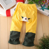 Unisex Boy Girl Baby Leggings PP Pants Cute Cartoon Aanimal Pattern Baby PP Pants Autumn Spring Kids Pants Cotton Trousers