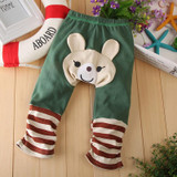 Unisex Boy Girl Baby Leggings PP Pants Cute Cartoon Aanimal Pattern Baby PP Pants Autumn Spring Kids Pants Cotton Trousers
