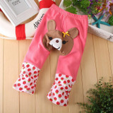 Unisex Boy Girl Baby Leggings PP Pants Cute Cartoon Aanimal Pattern Baby PP Pants Autumn Spring Kids Pants Cotton Trousers