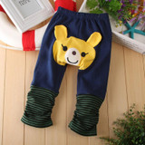 Unisex Boy Girl Baby Leggings PP Pants Cute Cartoon Aanimal Pattern Baby PP Pants Autumn Spring Kids Pants Cotton Trousers