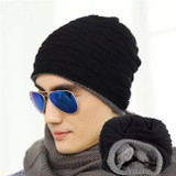 Unisex Beanie Winter Hats Cap Men Women Stocking Hat Beanies stripe Knitted Hiphop Hat male Female Warm wool Cap Winter HO981609