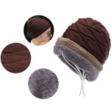 Unisex Beanie Winter Hats Cap Men Women Stocking Hat Beanies stripe Knitted Hiphop Hat male Female Warm wool Cap Winter HO981609