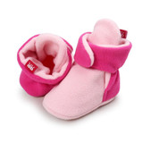 Unisex Baby Newborn Faux Fleece Booties Winter Warm Walker Shoes Infant Toddler Crib Shoes Classic Floor Boys Girls Boots