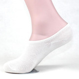 Unisex 1 Pair Men Women Low Cut Ankle Socks Casual Soft Cotton Loafer Boat Non-Slip Invisible No Show Sock Slippers 3 Colors