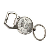 Unique Mini Perpetual Calendar Keychain Ring Keyring Bottle Opener