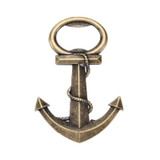 Unique Creative Wedding Birthday Vintage Aeneous Anchor Shaped Bottle Opener Beer Opener Abridor De Garrafa Abridor De Cerveja