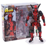 SCI-FI Revoltech Deadpool PVC Action Figures Collectible Model Toys 15cm