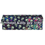 School Supplies Alien Prints Pencil Cases Students Stationery Storage Organizer Escolar Zipper Boys Gifts Pen Bags Makeup Bags