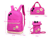 School Bags for Teenagers Girls Schoolbag Large Capacity Ladies Dot Printing School Backpack set Rucksack Bagpack Cute Book Bags