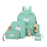 School bags for junior girls kids backpack set 4 pieces canvas school bag for kids and girls sturdy school backpack 5