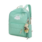 School bags for junior girls kids backpack set 4 pieces canvas school bag for kids and girls sturdy school backpack 5