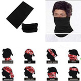 Scarf Riding Bicycle Motorcycle Bandanas Variety Black Turban Hood Magic Headband Veil Head Scarves Multi Function Ski Sport