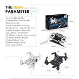 SBEGO 132 Mini Pocket Flying Car 2.4G 4CH Design 6-axis Gyro 360 Degree RC Quadcopter