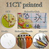 Sari beauty girl paintings home wall Decor counted print on canvas DMC Cross Stitch kits 11CT 14CT needlework Set DIY embroidery
