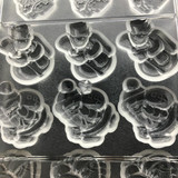 Santa Claus chocolate molds,Christmas Day shape chocolate polycarbonate mold,pc plastic Festival tree candy tools