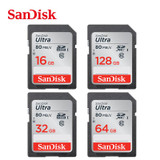 Sandisk Ultra 80MB/s C10 32gb SDHC/ SDXC Original Memory SD Card 128GB 64gb 32gb 16gb Free Shipping