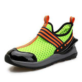 Sandals Shoes Mens Casual Breathable Outdoor Shoes Fashion Male Summer High Quality Slip On Mesh Sandals Free Shipping XF8358B