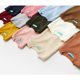 All Match Basic Style Loose Casual Fashion Solid O-neck Long Sleeve Female Sweaters